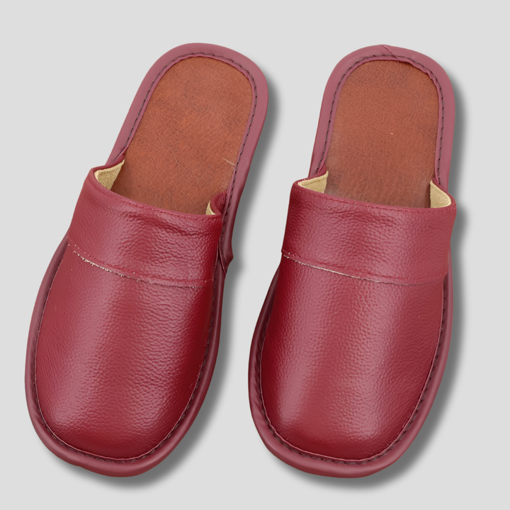 Pantofole in pelle da uomo