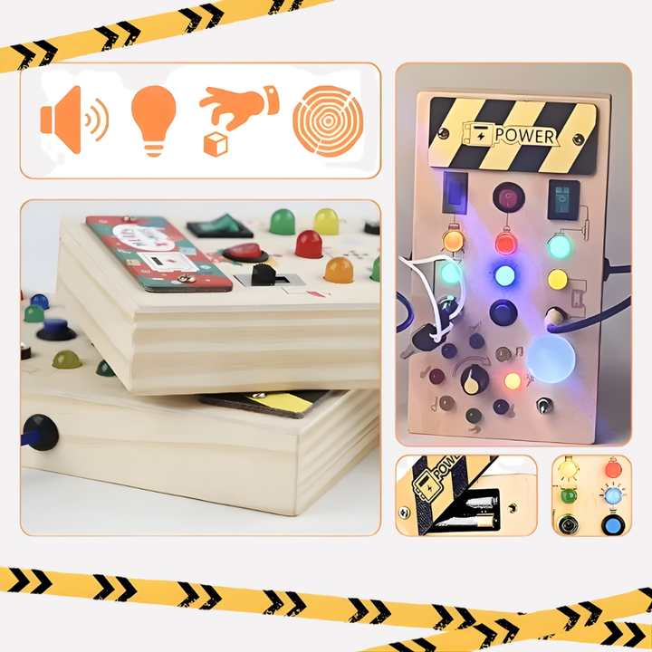 Lavagna Montessori Occupata con Luci LED