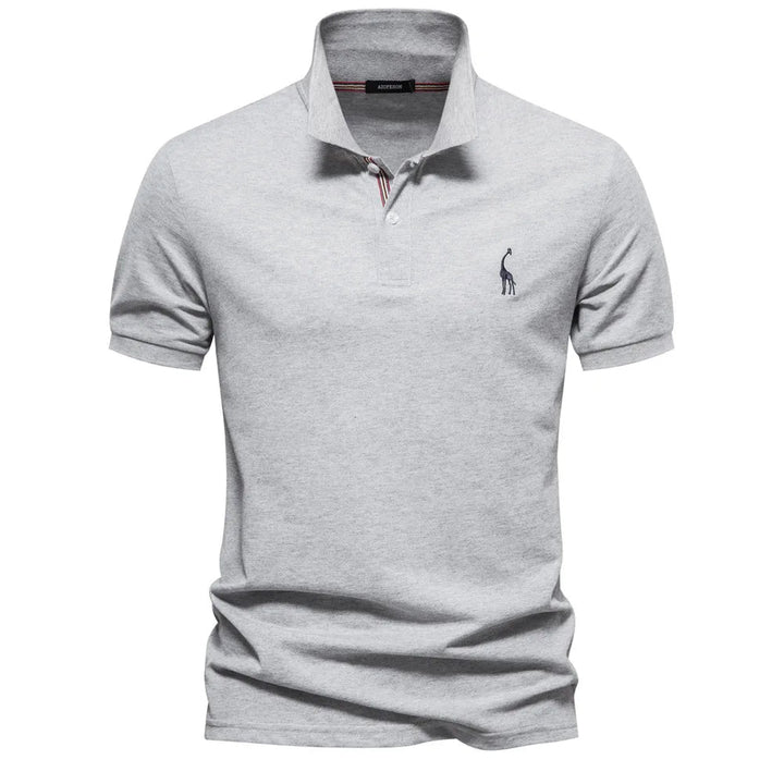 Polo classica da uomo con ricamo: stile intramontabile con dettagli raffinati