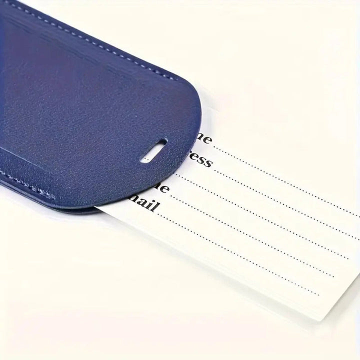 Etichetta per bagaglio personalizzata in pelle