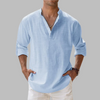 Men's summer shirt in linen with a loose fit