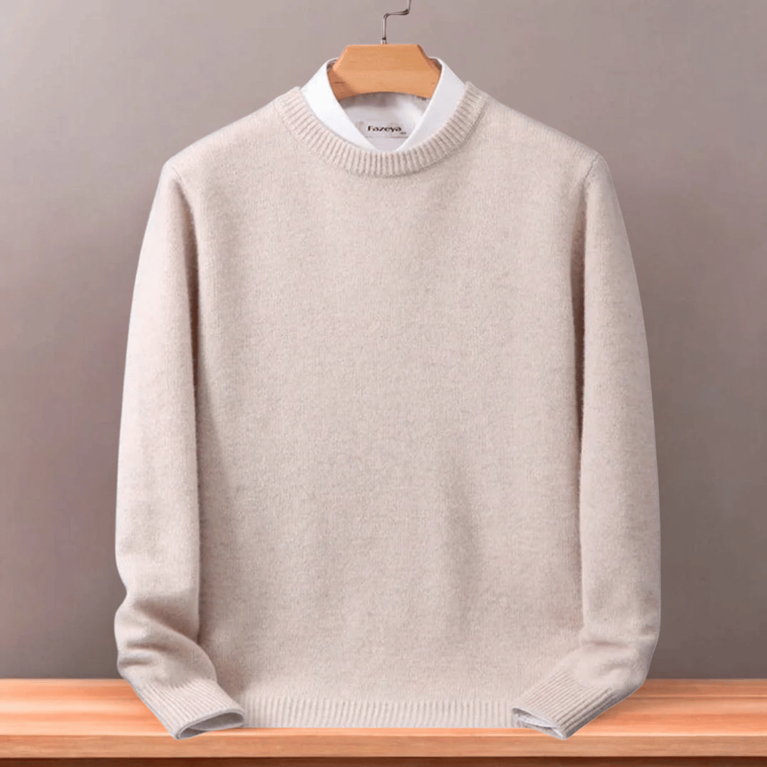 Suéter oversize de cashmere para hombre