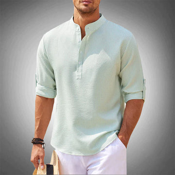 Elegant linen shirt for the modern gentleman