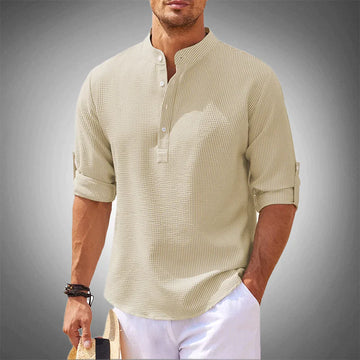 Elegant linen shirt for the modern gentleman