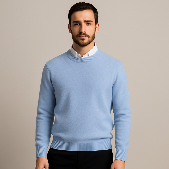 Suéter oversize de cashmere para hombre