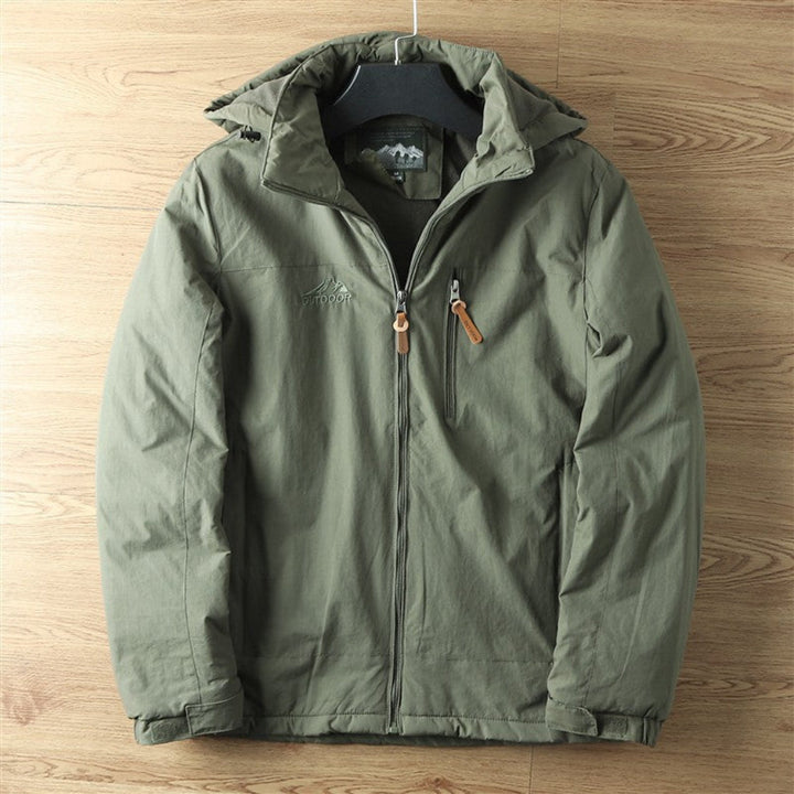 Giacca Outdoor Impermeabile e Traspirante da Uomo con Cappuccio