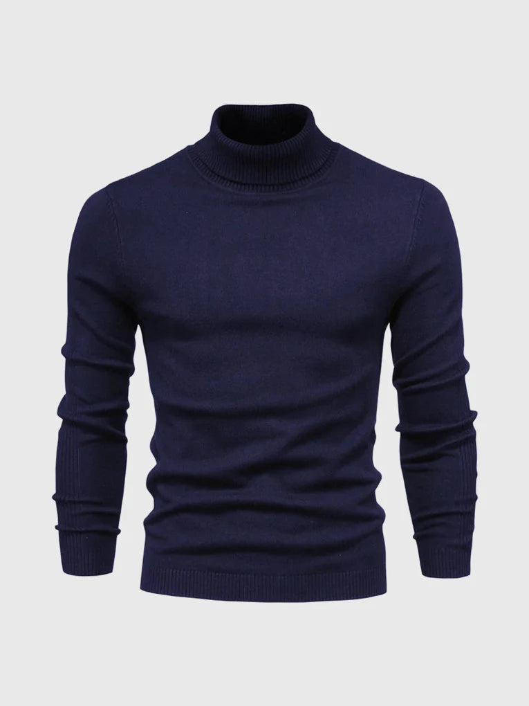 Maglione a collo alto da uomo