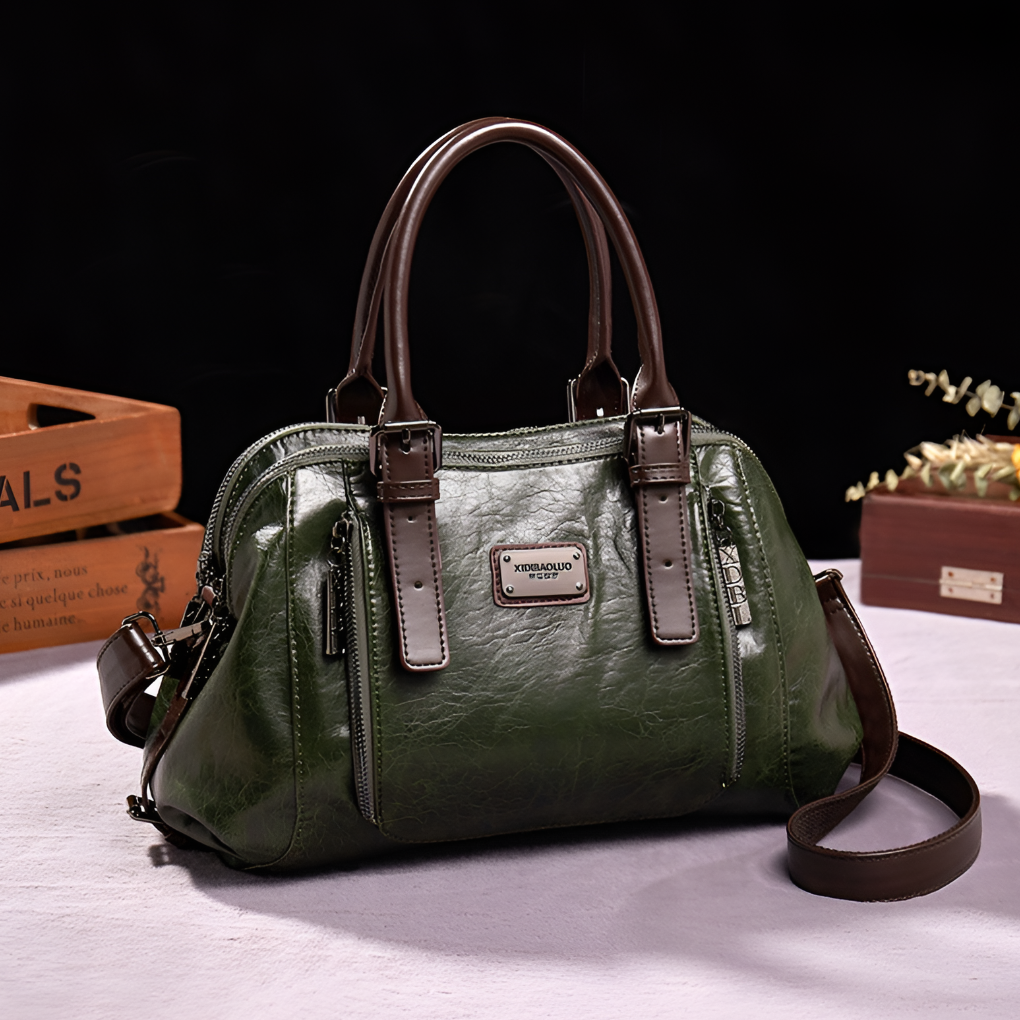 Borsa a mano classica in pelle