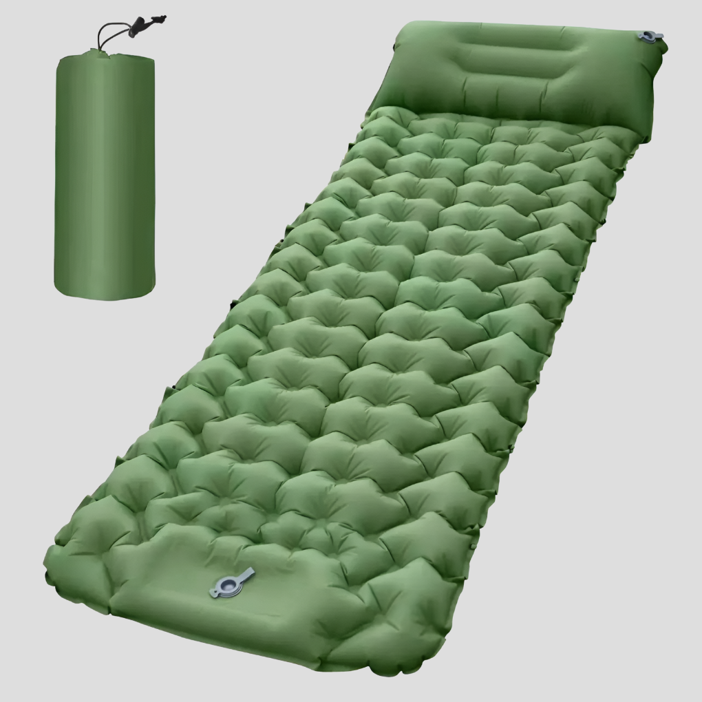 Materasso gonfiabile con cuscino incorporato