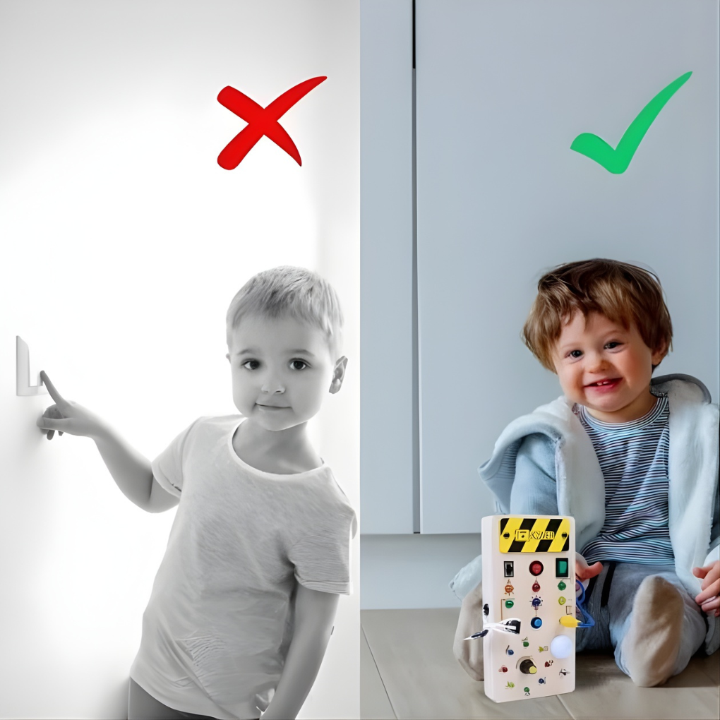 Lavagna Montessori Occupata con Luci LED