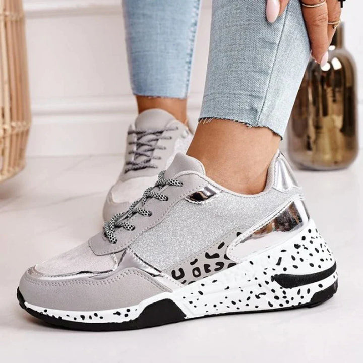 Sneakers con zeppa personalizzabili da donna