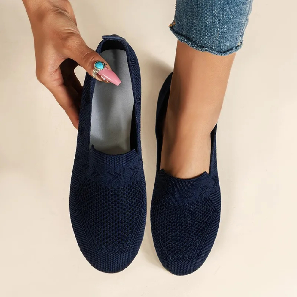 Breathable Mesh Slip-On Shoes for Women