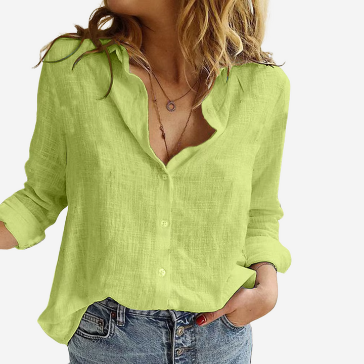 Women's linen blouse