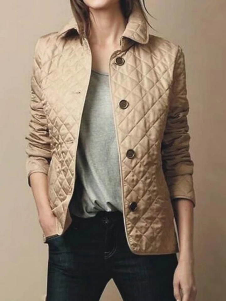 Women's quilted casual jacket