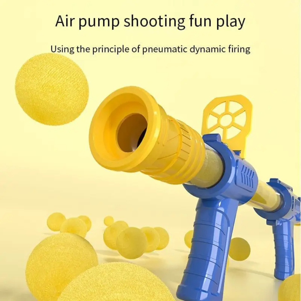 Air Powered Soft Bullet Game with Walking Duck and Lights