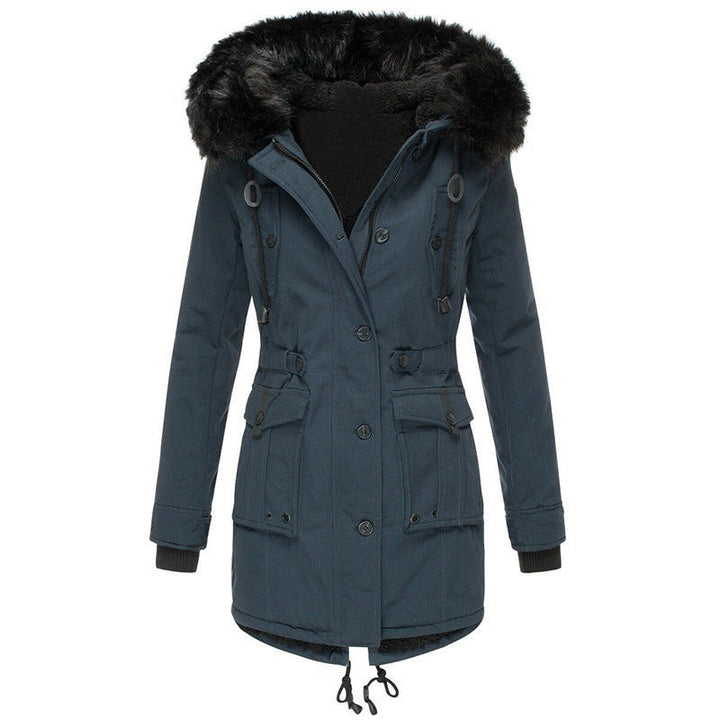Cappotto invernale con cappuccio da donna: calore elegante per le giornate fredde