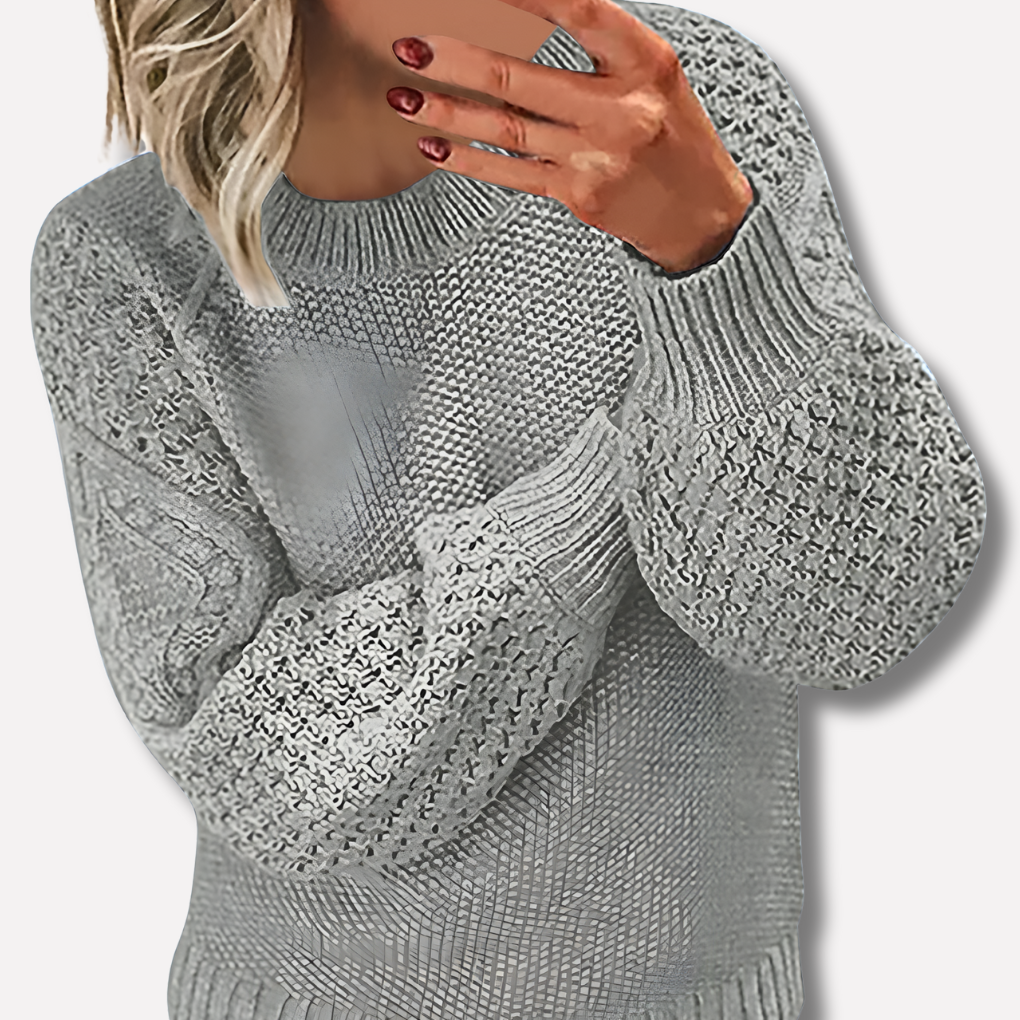 Elegante maglione caldo per donna