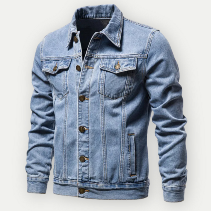 Giacca da camionista in denim da uomo