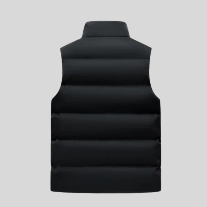 Gilet invernale da uomo in misto lana