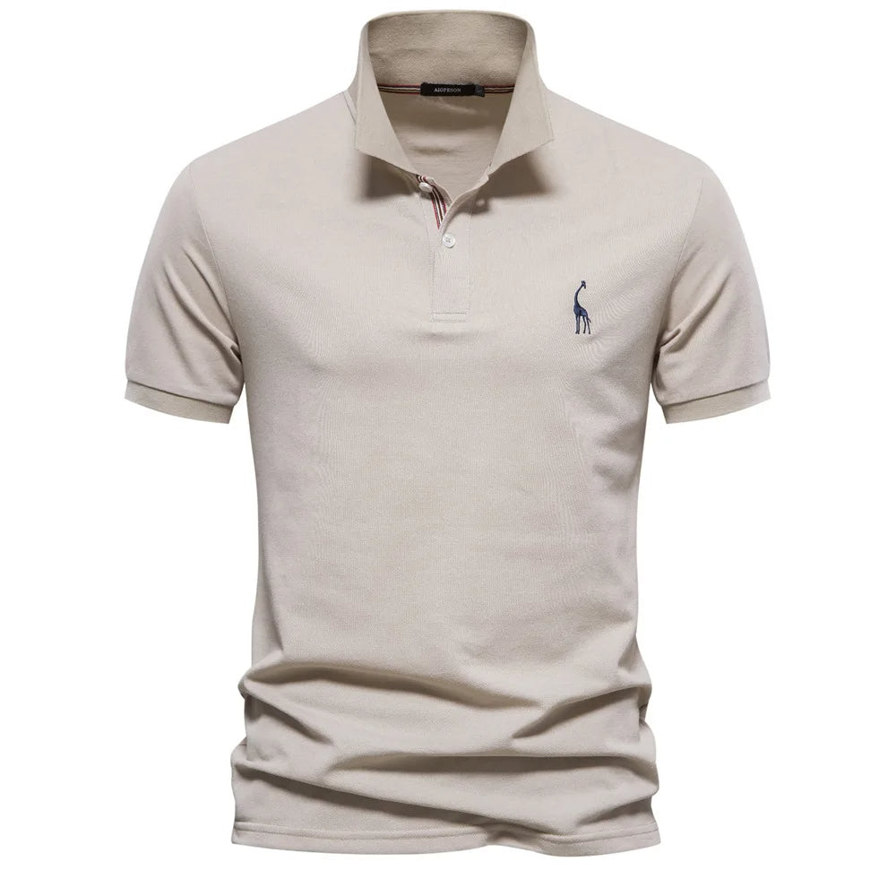Polo classica da uomo con ricamo: stile intramontabile con dettagli raffinati