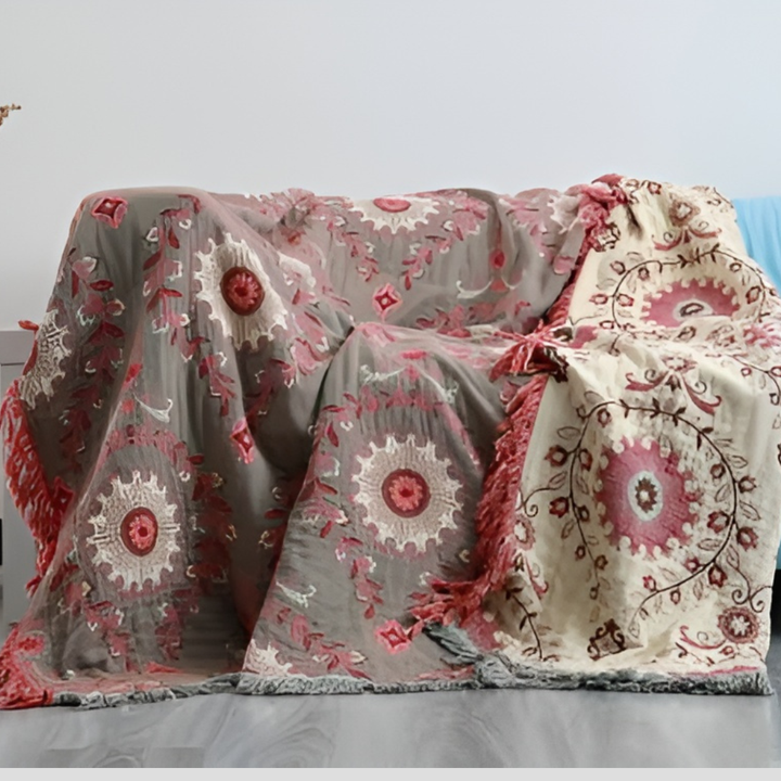 Manta reversible en estilo escandinavo