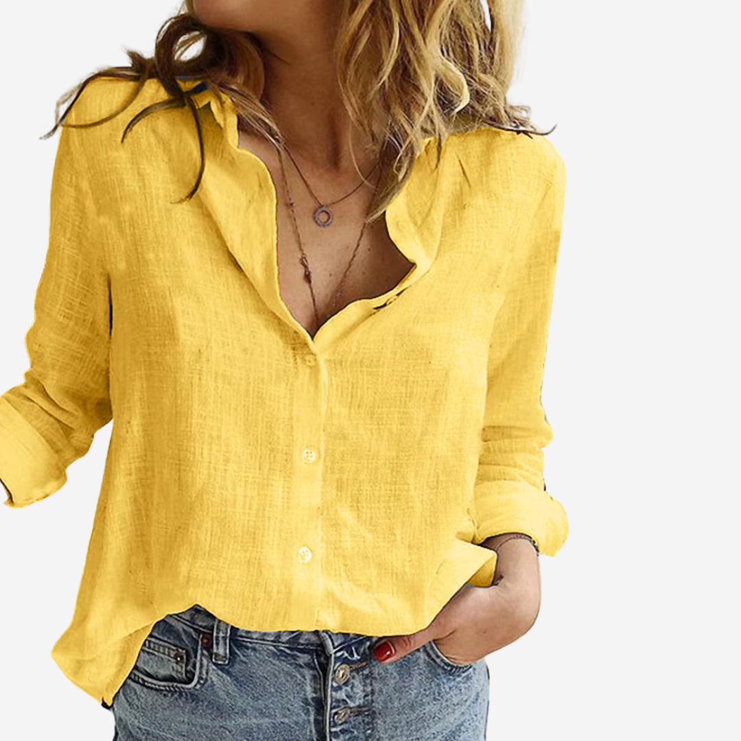 Women's linen blouse