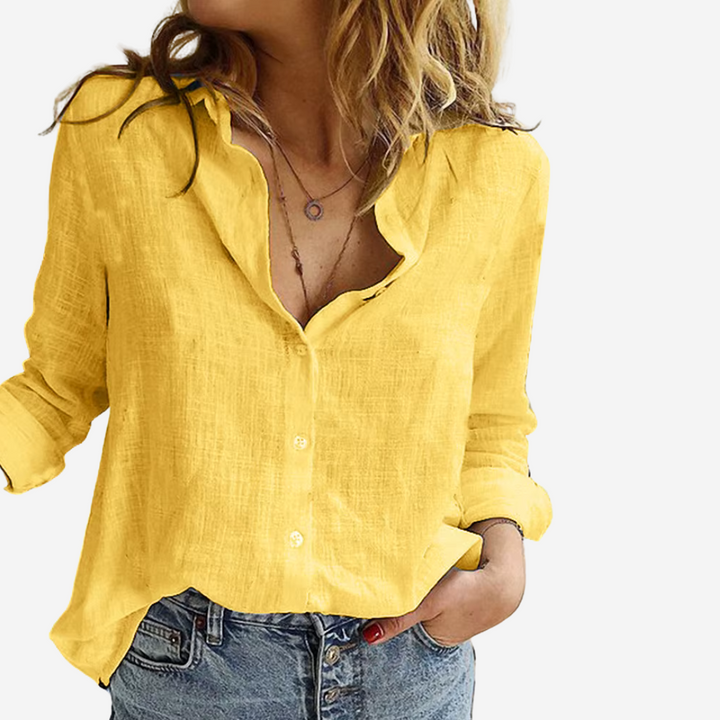 Women's linen blouse