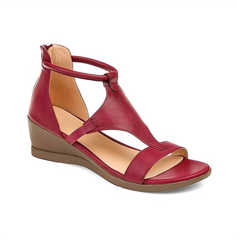 Sandalias romanas de moda para mujer Eleganza senza sforzo