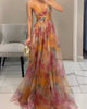 Long pierced dress for women, alluring