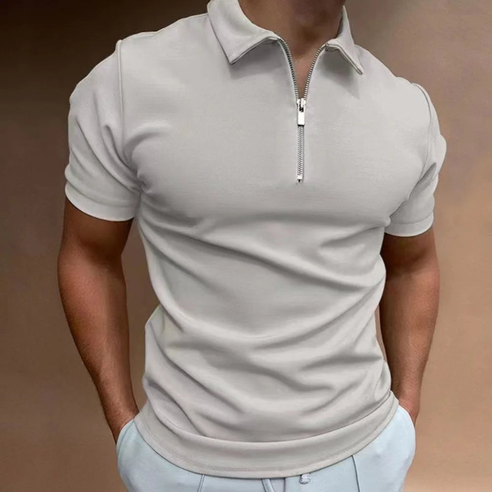 Polo con colletto con zip: la raffinatezza moderna incontra il comfort quotidiano