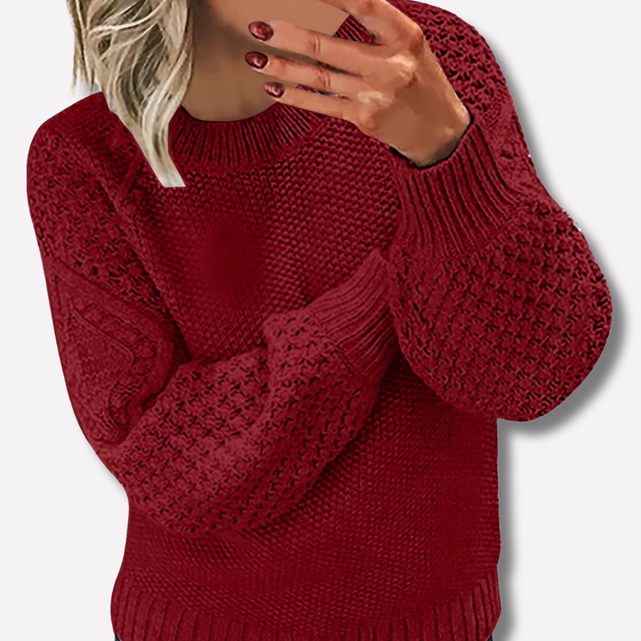 Elegante maglione caldo per donna