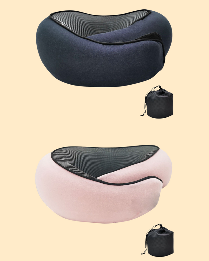 Ergonomic Travel Neck Pillows in Memory Foam