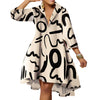 Abito Estivo Oversize da Donna con Stampa Boho