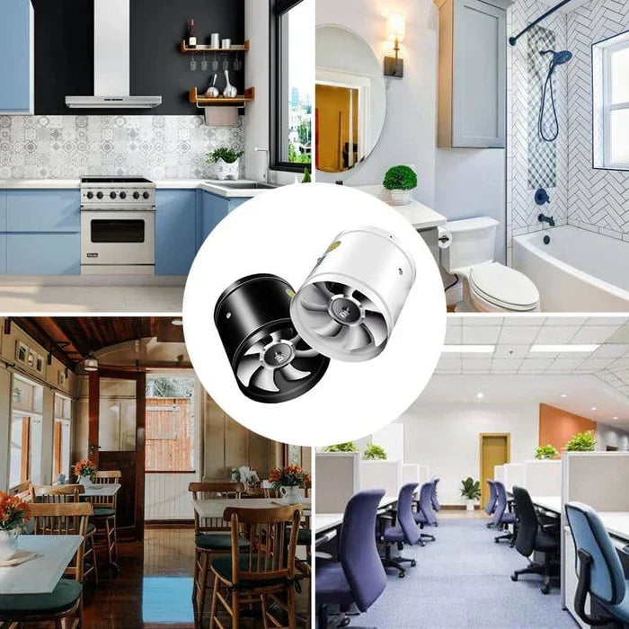 Ventilador de extracción potente y silencioso