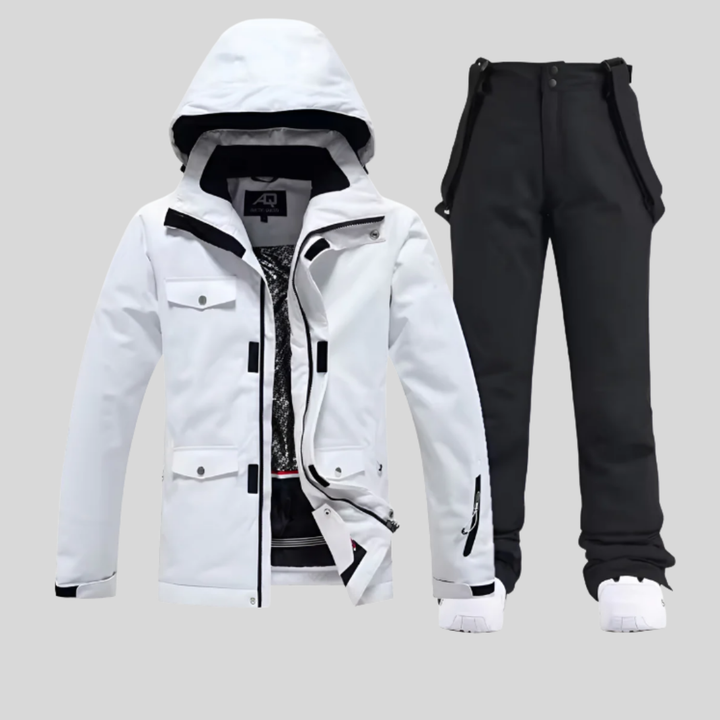 Completo invernale funzionale da donna con giacca e pantaloni da sci