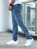 Casual and elegant men's denim trousers
