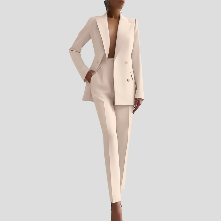 Completo elegante da donna con pantaloni da lavoro