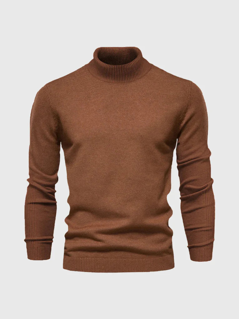Maglione a collo alto da uomo