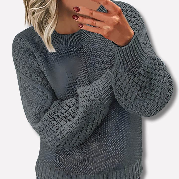 Elegante maglione caldo per donna