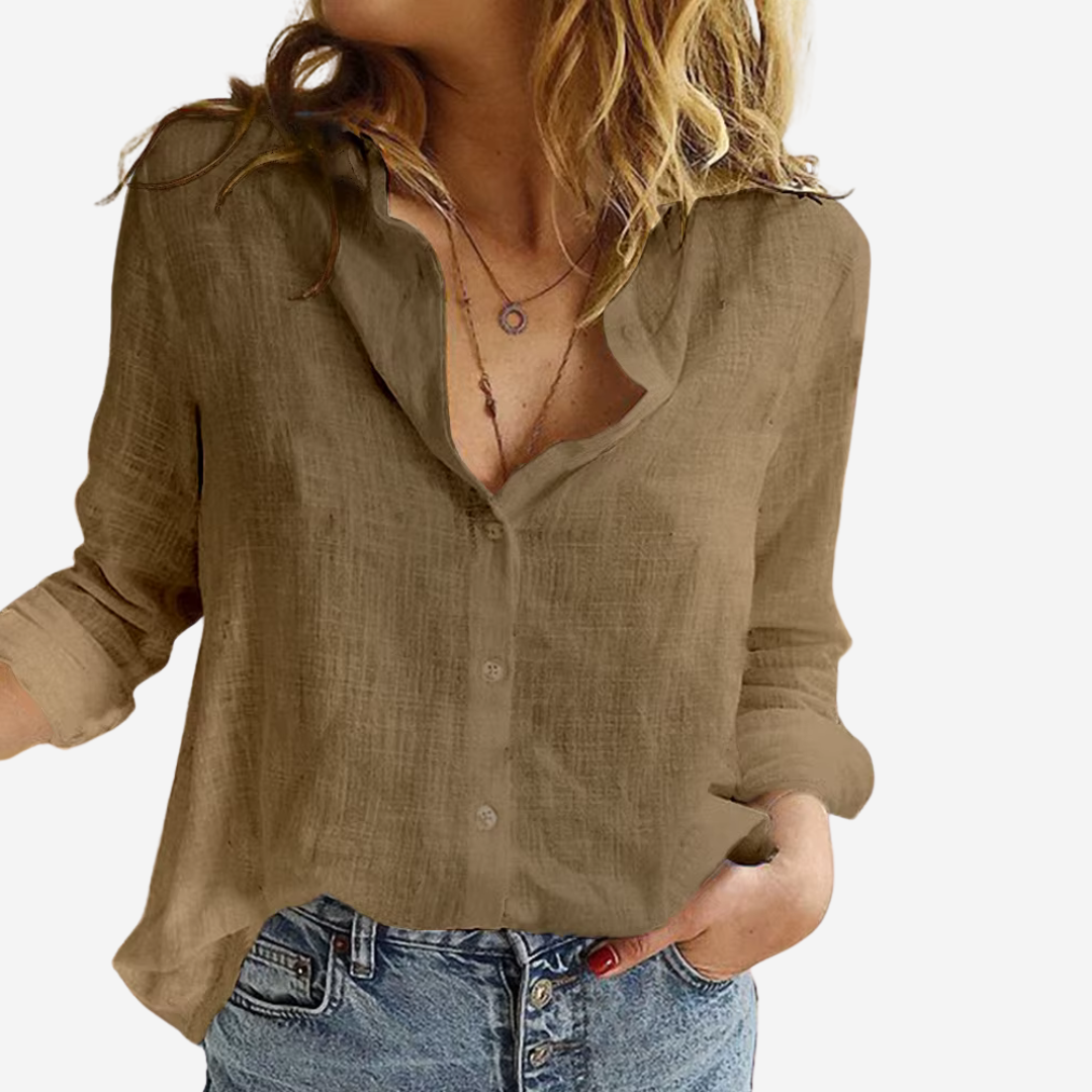 Women's linen blouse