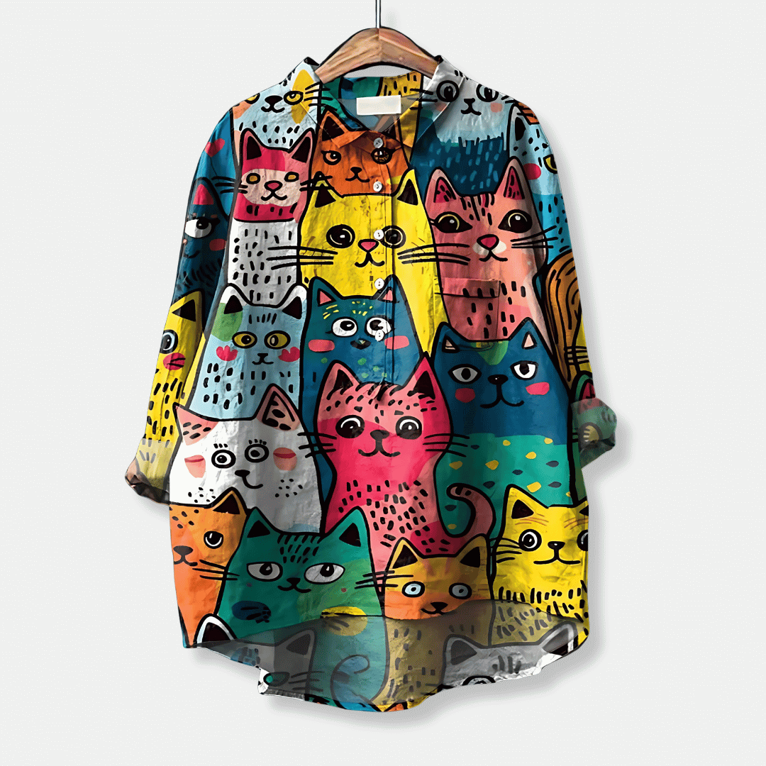 Camicetta larga de mujer de ajuste amplio