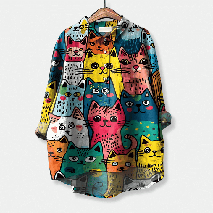 Camicetta larga de mujer de ajuste amplio