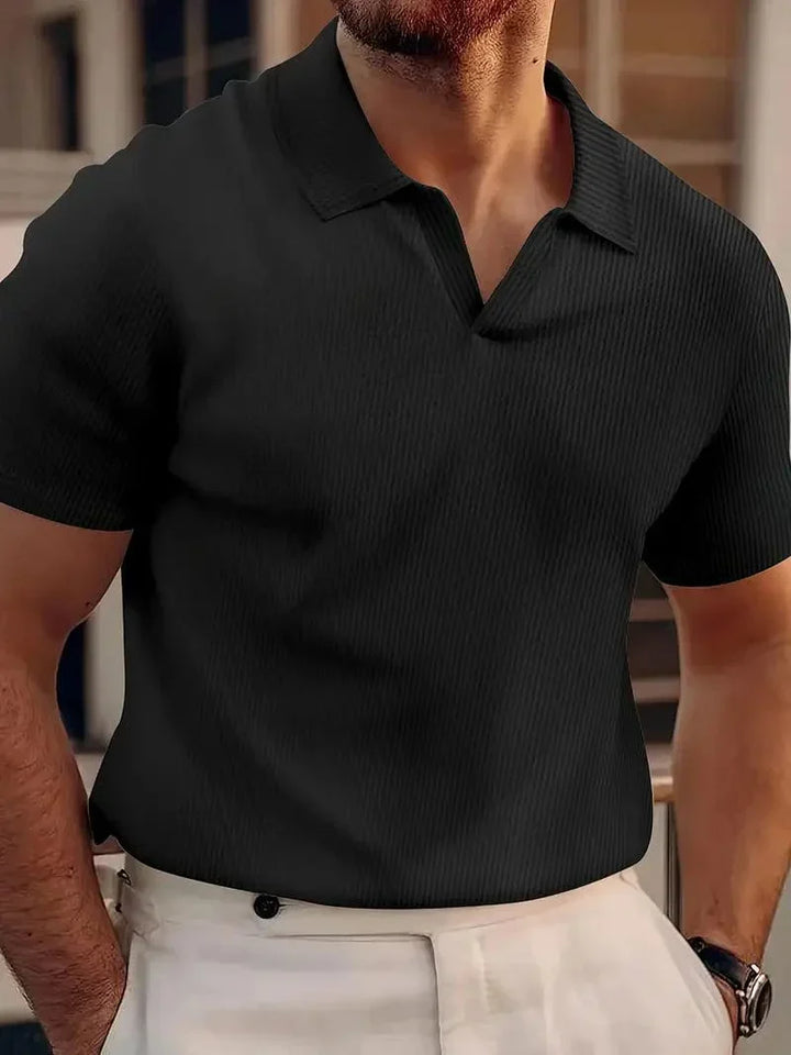 Polo de hombre casual sin botones