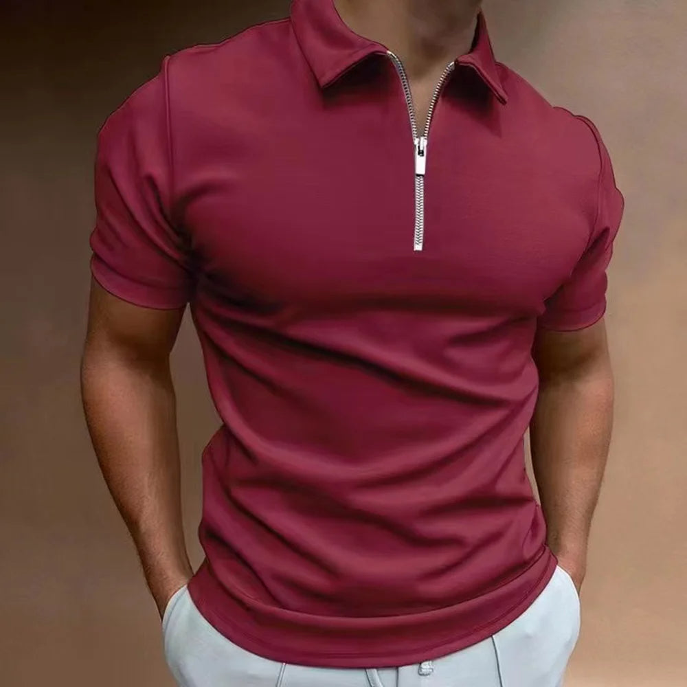Polo con colletto con zip: la raffinatezza moderna incontra il comfort quotidiano
