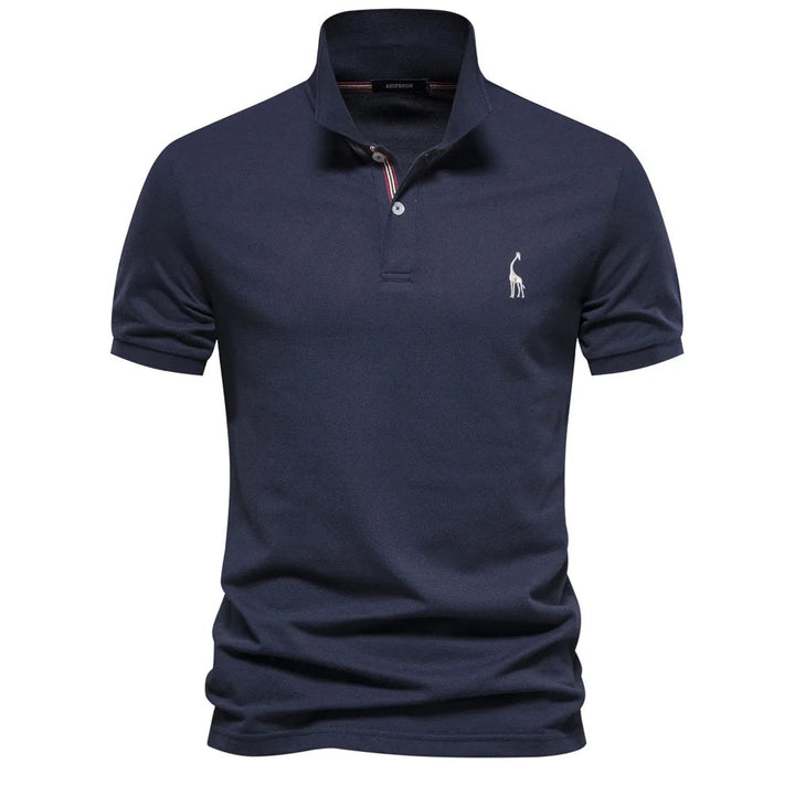 Polo classica da uomo con ricamo: stile intramontabile con dettagli raffinati