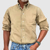Men's classic long-sleeved shirt