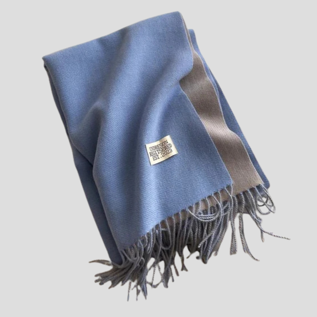 Sciarpa di lana in stile classico invernale