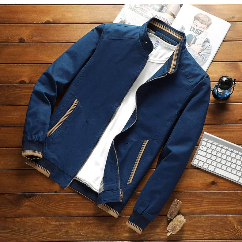 Breezeguard – Men's Stylish Cotton Bomber Jacket