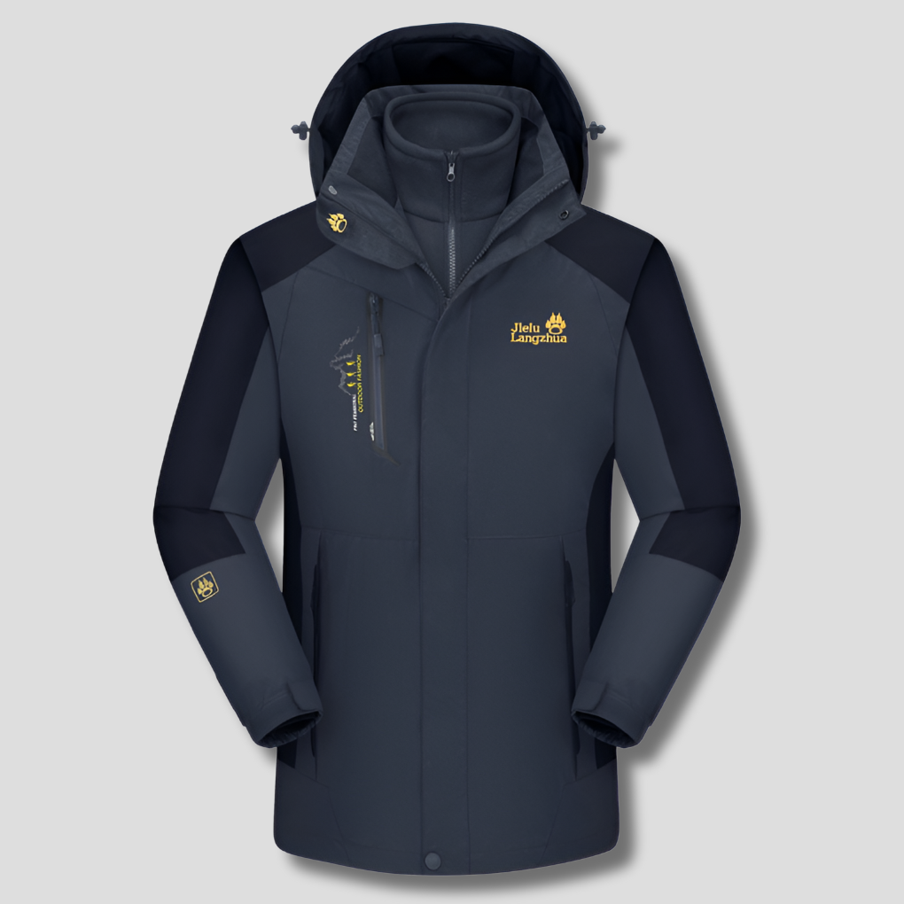 Giacca da sci 3 in 1 funzionale, strato invernale