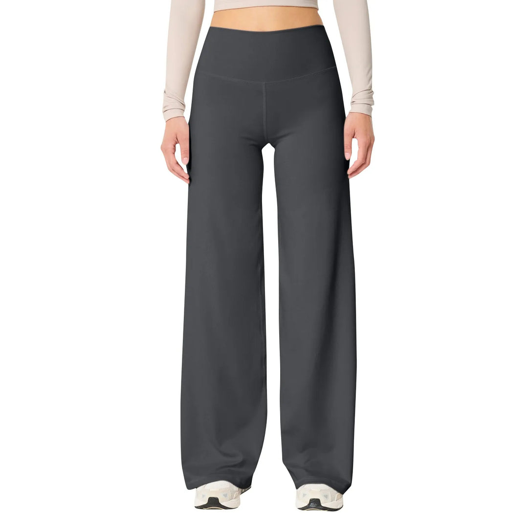 Pantaloni da yoga elasticizzati a vita alta da donna – Vestibilità che valorizza la figura e comfort per tutto il giorno